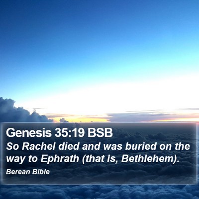 Genesis 35:19 BSB Bible Verse Image