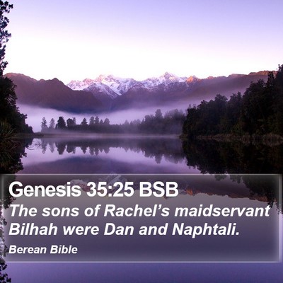 Genesis 35:25 BSB Bible Verse Image