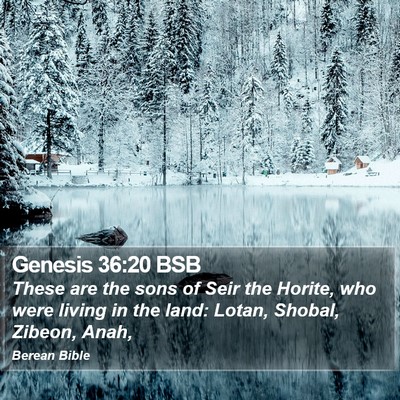 Genesis 36:20 BSB Bible Verse Image