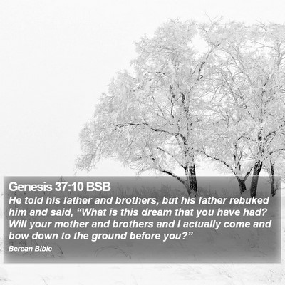 Genesis 37:10 BSB Bible Verse Image