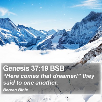Genesis 37:19 BSB Bible Verse Image