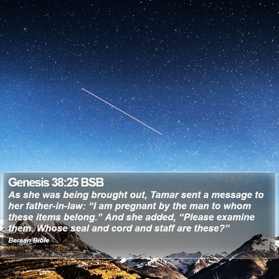 Genesis 38:25 BSB Bible Verse Image