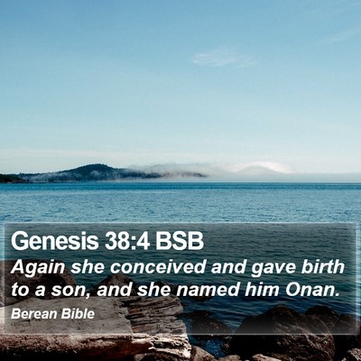 Genesis 38:4 BSB Bible Verse Image