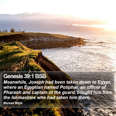 Genesis 39:1 BSB Bible Verse Image