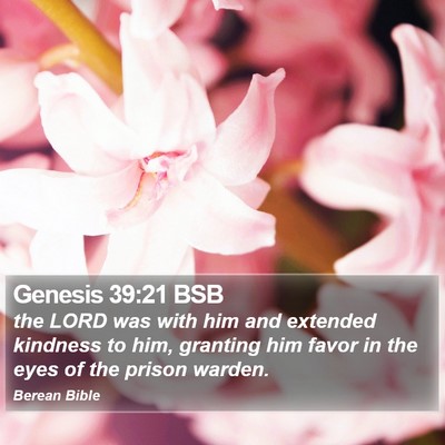 Genesis 39:21 BSB Bible Verse Image