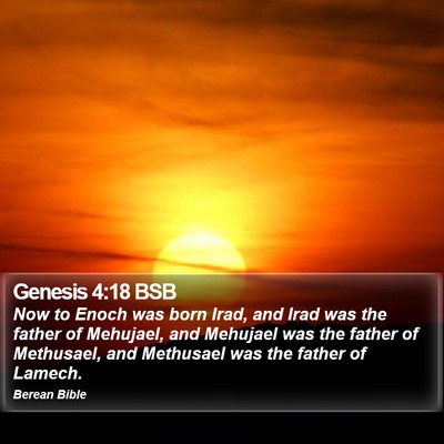Genesis 4:18 BSB Bible Verse Image