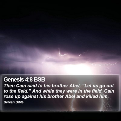 Genesis 4:8 BSB Bible Verse Image