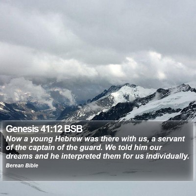 Genesis 41:12 BSB Bible Verse Image