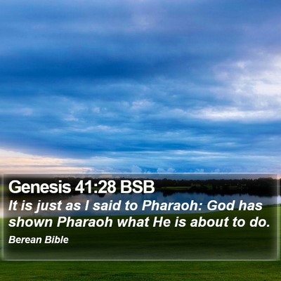 Genesis 41:28 BSB Bible Verse Image