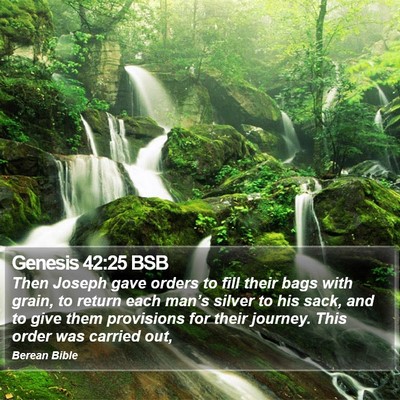 Genesis 42:25 BSB Bible Verse Image