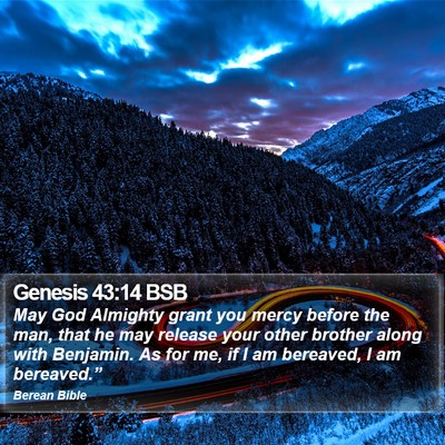 Genesis 43:14 BSB Bible Verse Image