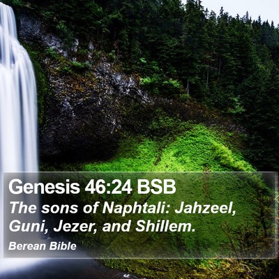 Genesis 46:24 BSB Bible Verse Image