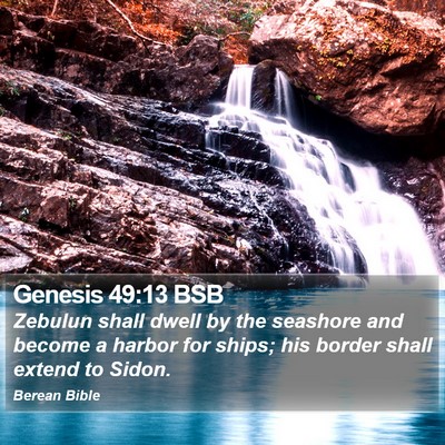 Genesis 49:13 BSB Bible Verse Image