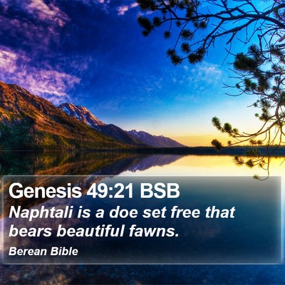 Genesis 49:21 BSB Bible Verse Image