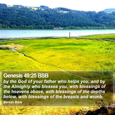 Genesis 49:25 BSB Bible Verse Image