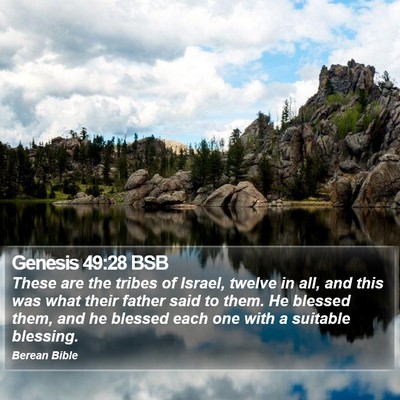 Genesis 49:28 BSB Bible Verse Image