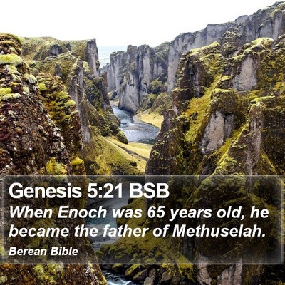 Genesis 5:21 BSB Bible Verse Image