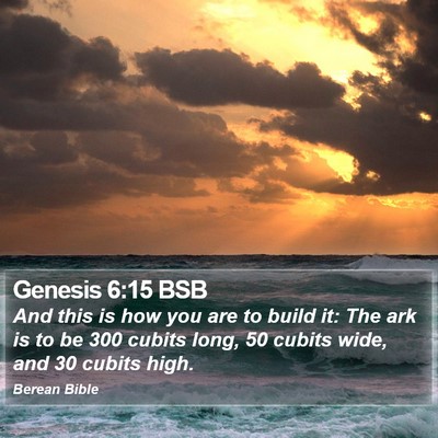Genesis 6:15 BSB Bible Verse Image