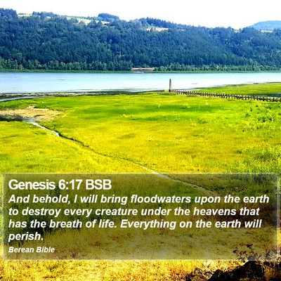 Genesis 6:17 BSB Bible Verse Image