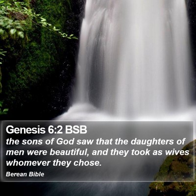 Genesis 6:2 BSB Bible Verse Image