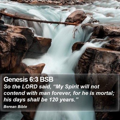 Genesis 6:3 BSB Bible Verse Image