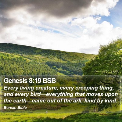Genesis 8:19 BSB Bible Verse Image