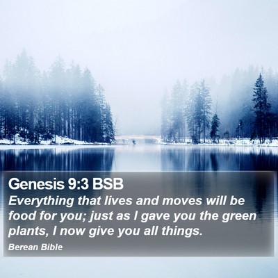 Genesis 9:3 BSB Bible Verse Image