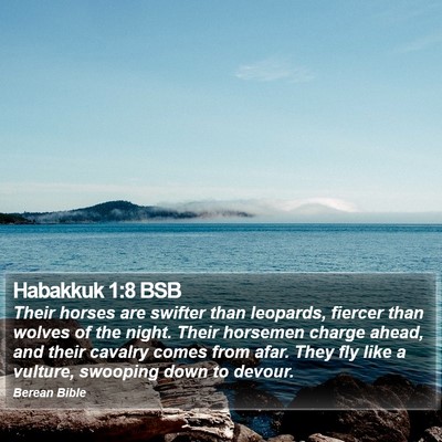 Habakkuk 1:8 BSB Bible Verse Image