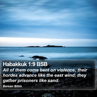 Habakkuk 1:9 BSB Bible Verse Image