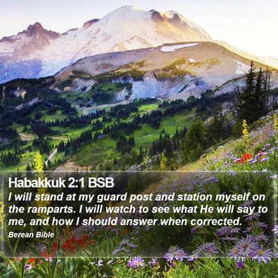 Habakkuk 2:1 BSB Bible Verse Image