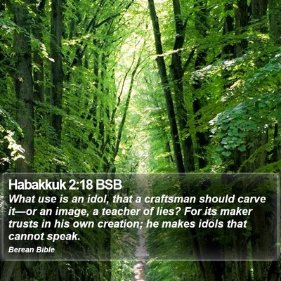 Habakkuk 2:18 BSB Bible Verse Image