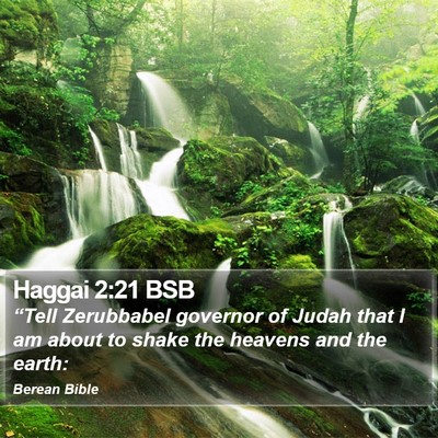 Haggai 2:21 BSB Bible Verse Image