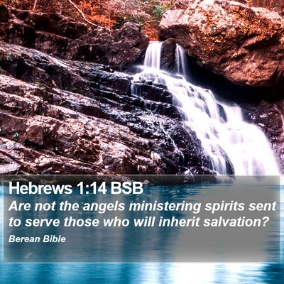 Hebrews 1:14 BSB Bible Verse Image