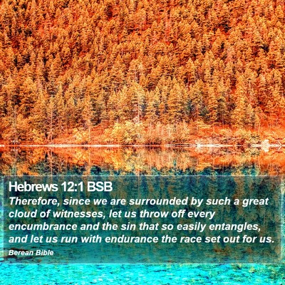 Hebrews 12:1 BSB Bible Verse Image