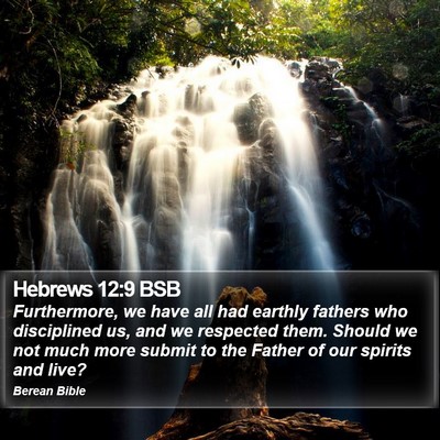 Hebrews 12:9 BSB Bible Verse Image
