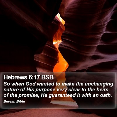Hebrews 6:17 BSB Bible Verse Image