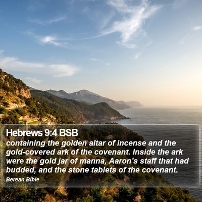 Hebrews 9:4 BSB Bible Verse Image