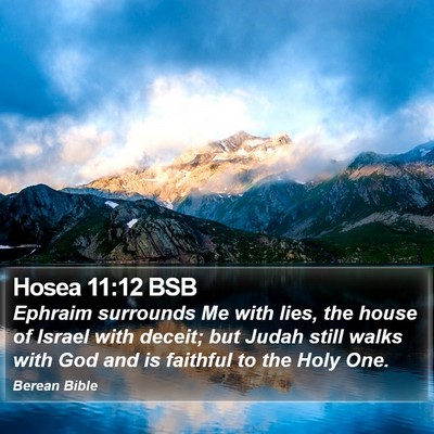 Hosea 11:12 BSB Bible Verse Image