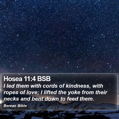 Hosea 11:4 BSB Bible Verse Image