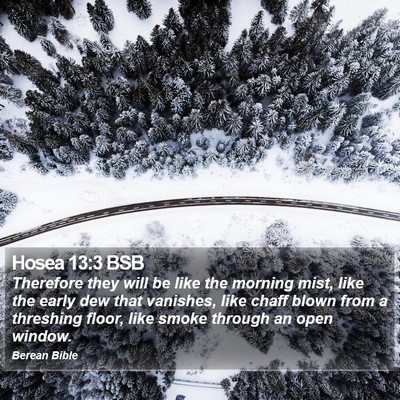 Hosea 13:3 BSB Bible Verse Image