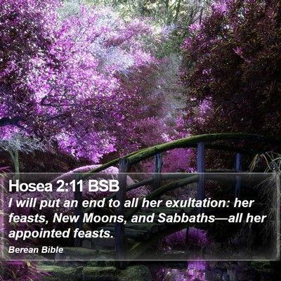 Hosea 2:11 BSB Bible Verse Image