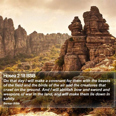 Hosea 2:18 BSB Bible Verse Image