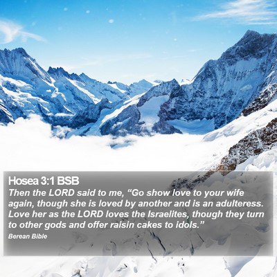 Hosea 3:1 BSB Bible Verse Image