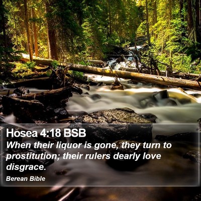 Hosea 4:18 BSB Bible Verse Image