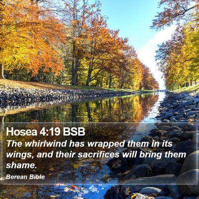 Hosea 4:19 BSB Bible Verse Image