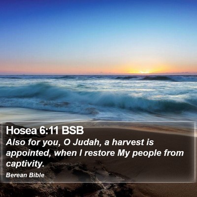 Hosea 6:11 BSB Bible Verse Image