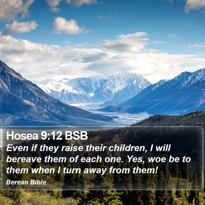 Hosea 9:12 BSB Bible Verse Image