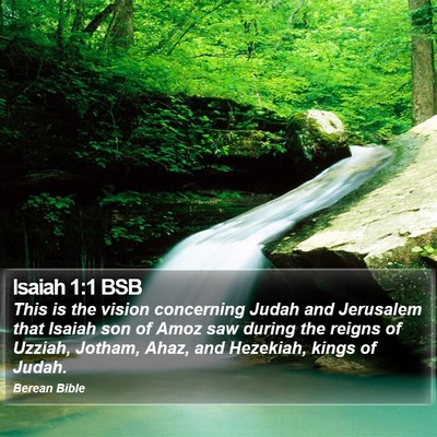 Isaiah 1:1 BSB Bible Verse Image