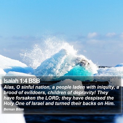 Isaiah 1:4 BSB Bible Verse Image