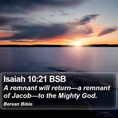 Isaiah 10:21 BSB Bible Verse Image